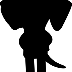 chloe silhouette svg, chloe bluey friends svg, bluey svg, bluey dog svg, bluey heeler svg, cartoon svg, bluey birthday