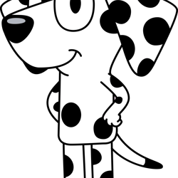 chloe svg, chloe bluey friends svg, bluey svg, bluey dog svg, bluey heeler svg, cartoon svg, bluey birthday svg