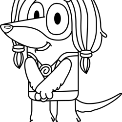 indy outline svg, indy dog svg, bluey svg, bluey dog svg, bluey heeler svg, cartoon svg, bluey birthday svg