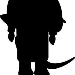 indy silhouette svg, indy dog svg, bluey svg, bluey dog svg, bluey heeler svg, cartoon svg, bluey birthday svg