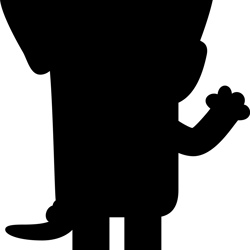 jean luc silhouette svg, jean luc dog svg, bluey svg, bluey dog svg, bluey heeler svg, cartoon svg, bluey birthday svg