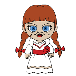 baby annabelle svg, chibi horror movie characters svg, horror movie svg, halloween characters svg, halloween svg