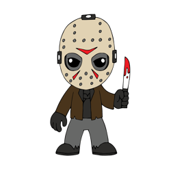 baby jason voorhees svg, chibi horror movie characters svg, horror movie svg, halloween characters svg, halloween svg