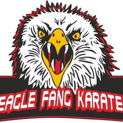 eagle fang karate svg, eagle svg, cobra kai svg, cobra kai clipart, karate kid svg, strike first svg, digital download