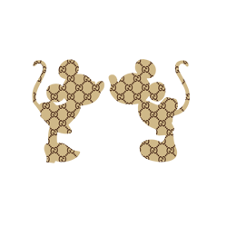 mickey and minnie gucci silhouette svg, gucci logo svg, disney brand svg, fashion brand svg, brand logo svg
