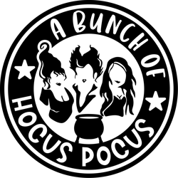 a bunch of hocus pocus svg, hocus pocus logo, sanderson svg, sanderson sisters svg, halloween svg, digital download