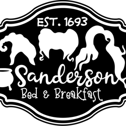 sanderson bed and breakfast svg, hocus pocus svg, sanderson svg, sanderson sisters svg, halloween svg, digital download