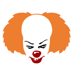 pennywise face svg, horror movies svg, horror characters svg, horror halloween svg, halloween svg, digital download
