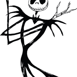 jack skellington svg, nightmare before christmas svg, halloween svg, cartoon svg, jack and sally svg, digital download