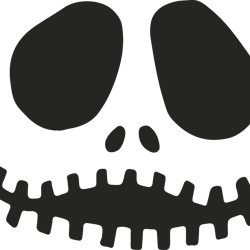 jack skellington face svg, nightmare before christmas svg, halloween svg, cartoon svg, jack and sally svg, png, dxf