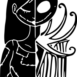 jack and sally svg, nightmare before christmas svg, halloween svg, jack skellington svg, cartoon svg, instant download