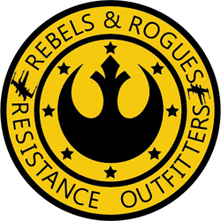 rebels and rogues resistance outfitters svg, star wars svg, star wars clipart, star wars silhouette, star wars movies