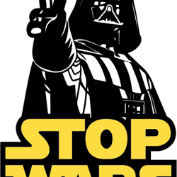 darth vader stop wars svg, star wars svg, star wars clipart, star wars silhouette, star wars movies svg, star wars logo