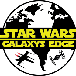 star wars galaxys edge svg, star wars svg, star wars clipart, star wars silhouette, star wars movies svg, star wars logo