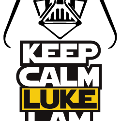 darth vader keep calm luke i am your father svg, star wars svg, star wars clipart, star wars silhouette, star wars movie