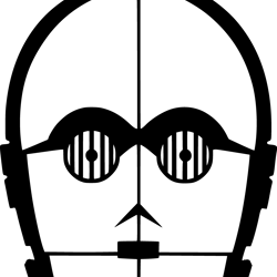 c-3po svg, star wars svg, star wars silhouette svg, star wars clipart, star wars movies svg, star wars logo svg, png dxf