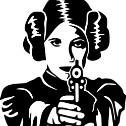 princess leia svg, star wars svg, star wars silhouette svg, star wars clipart, star wars movies svg, star wars logo svg