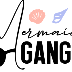 mermaid gang svg, mermaid svg, mermaid clipart, little mermaid svg, mermaid tail svg, sea svg, digital download