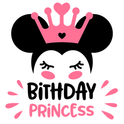 minnie mouse birthday princess svg, disney mickey svg, mickey clipart, mickey mouse svg, mickey silhouette, mickey head
