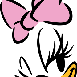 daisy duck svg, daisy duck face svg, donald duck svg, disney svg, daisy duck clipart, instant download