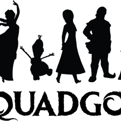 frozen squadgoals svg, frozen silhouette, princess svg, frozen clipart, disney frozen svg, frozen layered