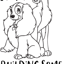 start building some memories svg, lady and the tramp svg, amore svg, dog svg, cartoon svg, disney svg, instant download
