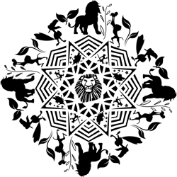 lion king mandala svg, lion king clipart, disney svg, wild trip svg, animal kingdom svg, family trip svg