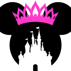 minnie mouse crown castle svg, disney mickey svg, mickey clipart, mickey face svg, mickey head svg, instant download