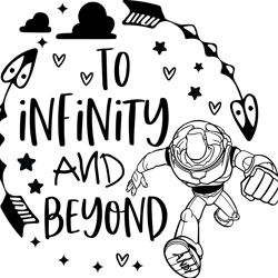 to infinity and beyond svg, toy story svg, toy story silhouette, magical kingdom svg, toy story clipart