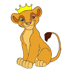 simba crown svg, lion king svg, lion king clipart, animal kingdom svg, hakuna matata svg, disney svg, digital download