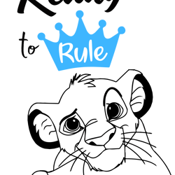 simba ready to rule svg, lion king svg, lion king clipart, simba svg, animal kingdom svg, hakuna matata svg, disney svg