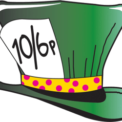 Mad Hatter Hat Png, Alice in wonderland Png, Alice in wonderland Instant Download Cut file Clipart Png Cricut Silhouette