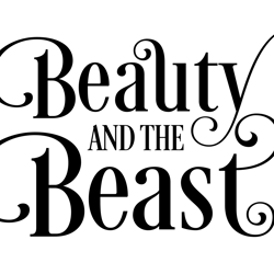 beauty and the beast logo png transparent images - printable