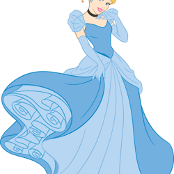 cinderella png transparent images, disney princess png - digital file