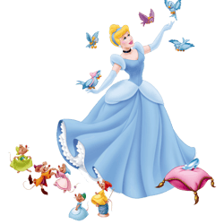 cinderella png transparent images, disney princess png - digital file-33