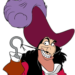 captain hook png transparent images, disney villains png, cartoon character png - digital file-10