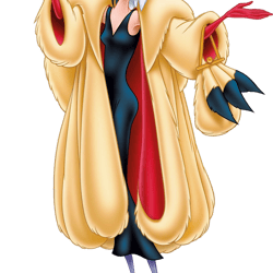 cruella de vil png transparent images, disney villains png, cartoon character png - digital file-4