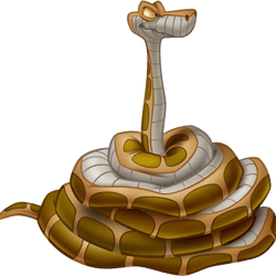 kaa png transparent images, disney villains png, jungle book png - digital file