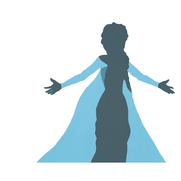 Elsa silhouette PNG Transparent Images, Elsa Frozen PNG, Dis | Inspire ...