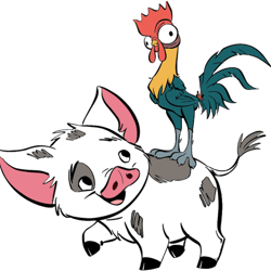 pua and hei hei png transparent images, disney moana png, clipart, disney princess png, digital download-4