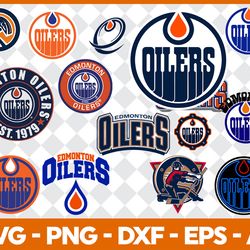 edmonton oilers bundle svg, edmonton oilers logo svg, nhl logo svg, national hockey league svg, sport logo svg
