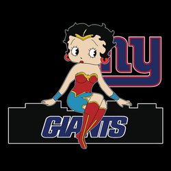 Betty Boop New York Giants Svg, NFL Svg, Sport Svg, Football Svg, Digital download