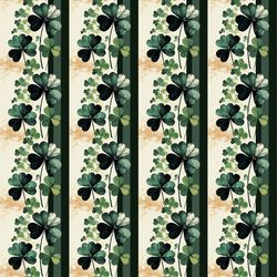 St. Patrick's Day Digital Paper Pattern, PNG seamless Pattern, Lucky Digital PNG, Sublimation, Digital Download-14