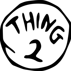 thing 2 svg, dr. seuss svg, dr. seuss clipart, dr. seuss teacher svg, dr. seuss day svg, digital download-1