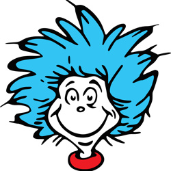 thing face svg, dr. seuss svg, dr. seuss clipart, dr. seuss teacher svg, dr. seuss day svg, digital download-1