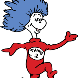 thing 2 svg, dr. seuss svg, dr. seuss clipart, dr. seuss teacher svg, dr. seuss day svg, digital download-2