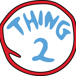 thing 2 svg, dr. seuss svg, dr. seuss clipart, dr. seuss teacher svg, dr. seuss day svg, digital download-4