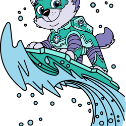 everest svg, paw patrol svg, paw patrol clipart, cartoon dog svg, dog patrol svg, digital download