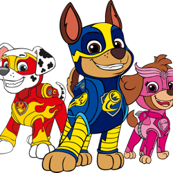 mighty pups svg, paw patrol svg, paw patrol clipart, cartoon dog svg, dog patrol svg, digital download
