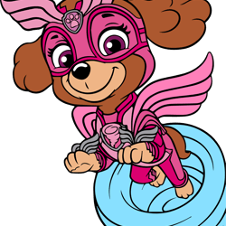 skye paw patrol svg, paw patrol svg, paw patrol clipart, cartoon paw svg, dog patrol svg, digital download-1